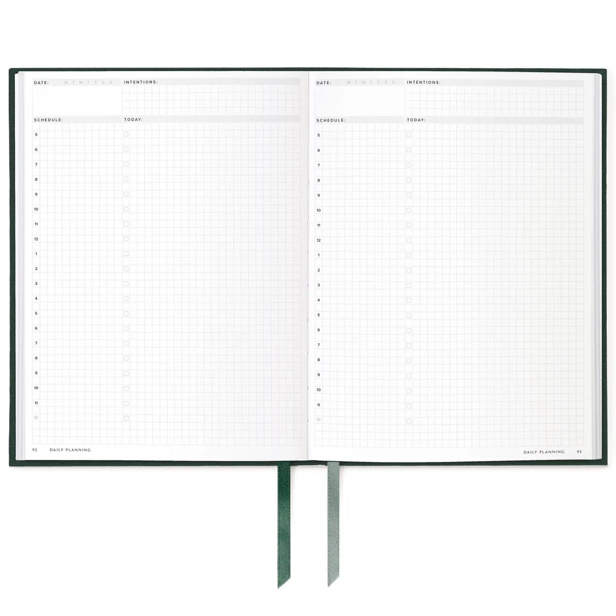 6-Month Undated Daily Planner #color_6-Month Undated Daily Planner Deep Forest #color_Deep Forest