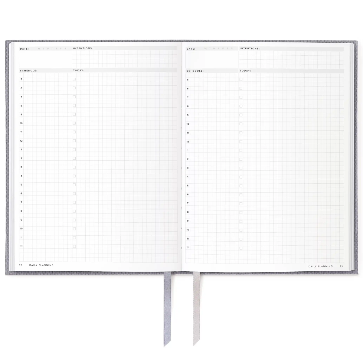 6-Month Undated Daily Planner Wisteria #color_Wisteria