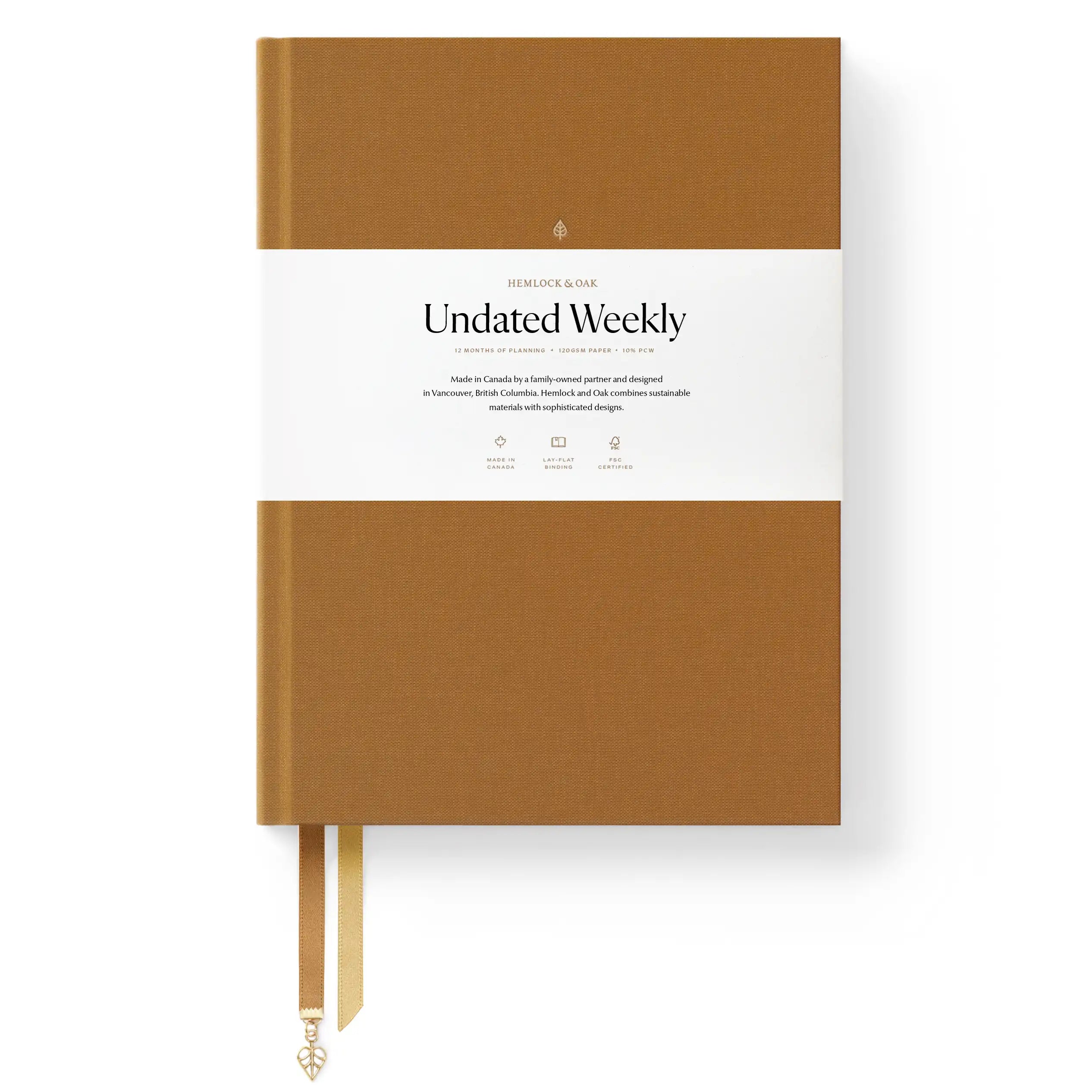 Undated Weekly Planner Marigold #color_ Marigold