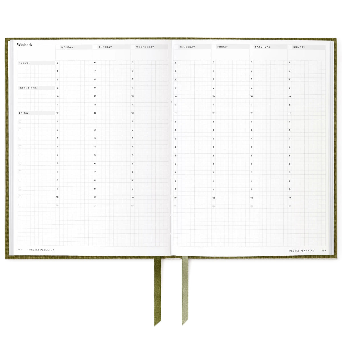 Undated Weekly Planner Secret Garden #color_Secret Garden
