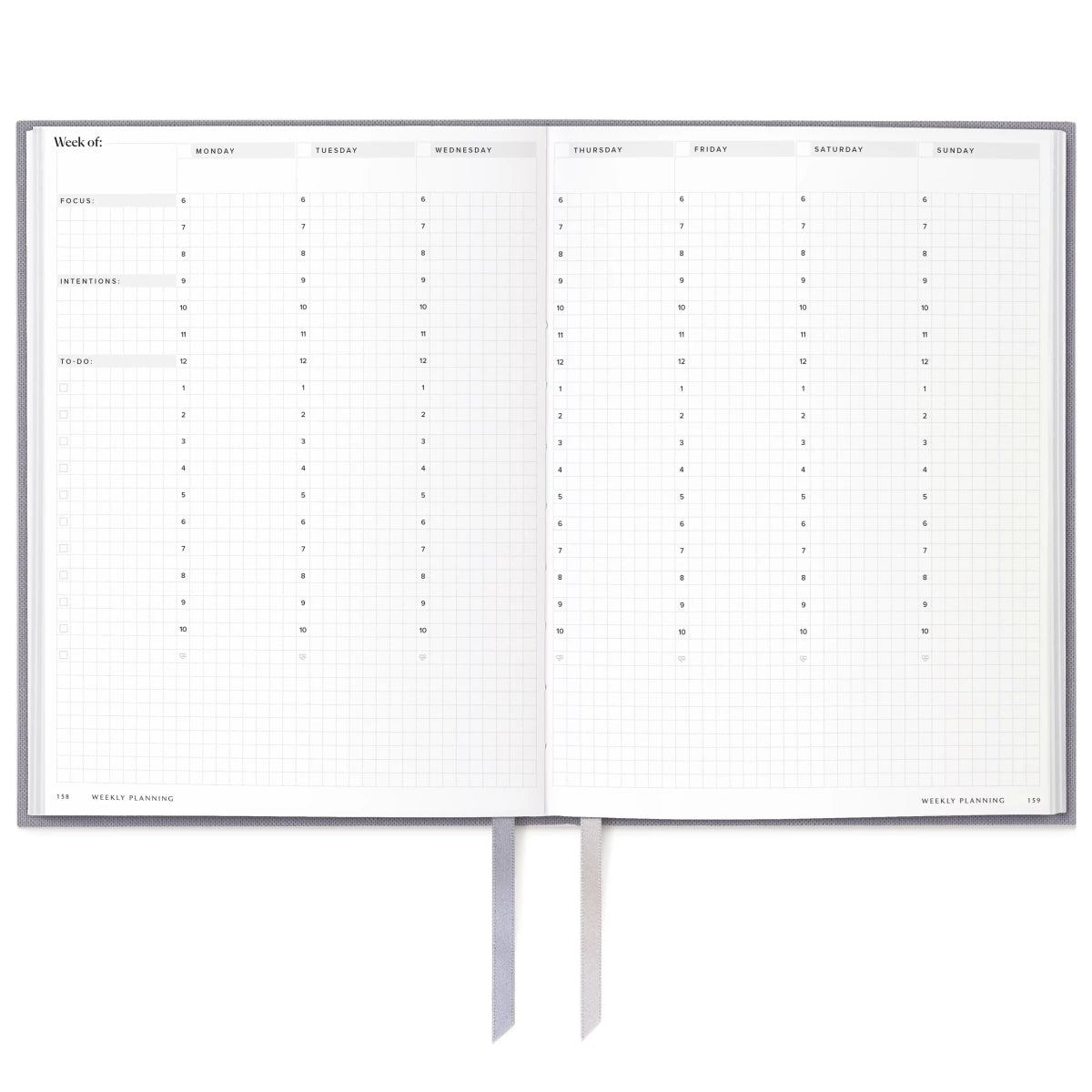 Undated Weekly Planner #color_