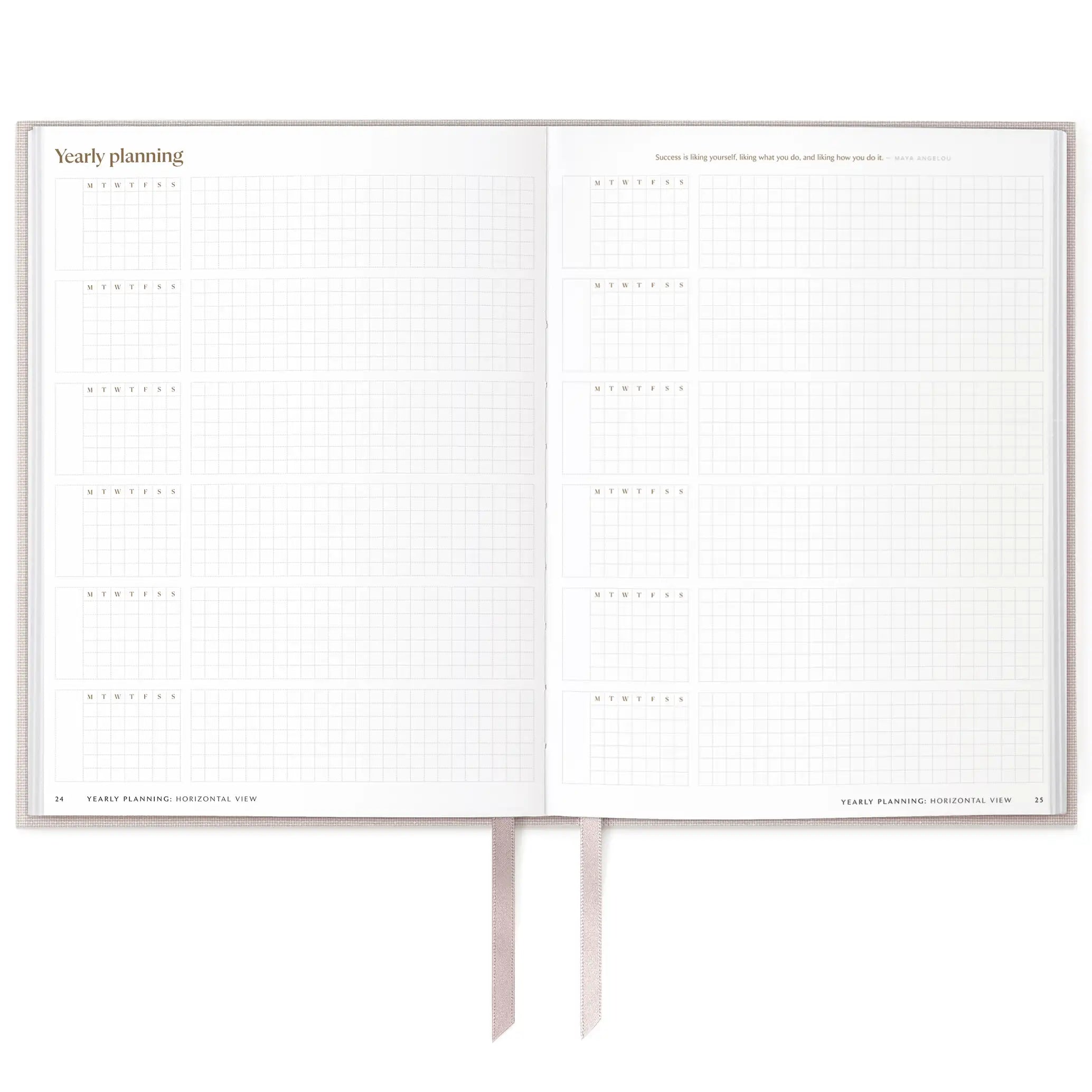 Undated Weekly Planner -  - Hemlock & Oak